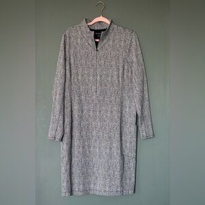 Athleta Delancey Textured Long Sleeve Dress. Like-new Condition. Size 1X.